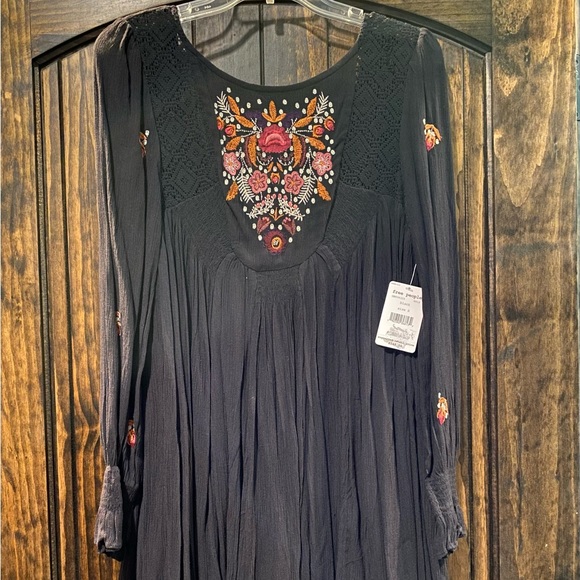 NWT Free People Mohave Floral Embroidered Dress - Picture 9 of 10